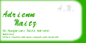 adrienn maitz business card